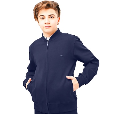 Жакет бомбер школьный для мальчика Cegisa 5025 тёмно синий 1 Жакет бомбер школьный для мальчика Cegisa 5025 тёмно синий 1